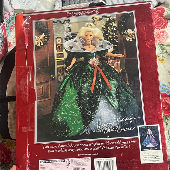 Barbie Special Edition in Green and Red Dress - Picture 3 of 5